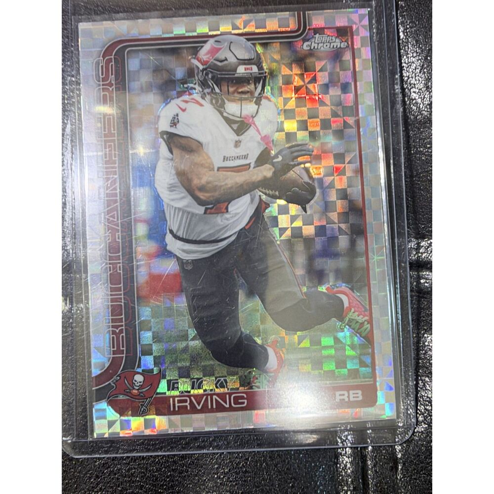 2025 Topps Chrome Bucky Irving X-Fractor #285 Tampa Bay Buccaneers